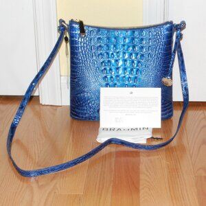NWT - Brahmin Katie Vista Blue Ombre Melbourne Crossbody